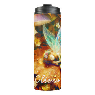Schattig Klein Whimsical Sprookje Slaapdeken Thermosbeker