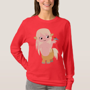 Schattig kleine Cartoon centaures vrouwen T-shirt