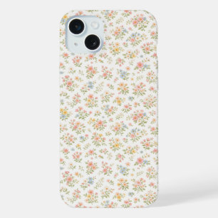 Schattig Kleine Ditsy Bloem Patronen Naadloos iPhone 15 Plus Case