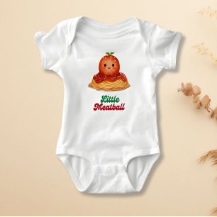 Schattig "Kleine Vleesbal" Italiaans Baby Body Pak Romper