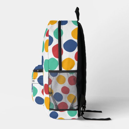 Schattig Kleurrijk Abstract Patroon Bedrukte Rugzak (Rechts)