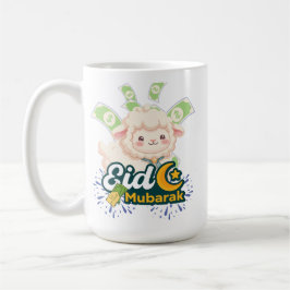 Schattig Kleurrijk Eid Mubarak Schaap Kids T-Shirt Koffiemok