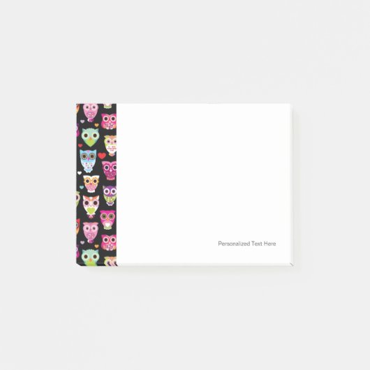 schattig kleurrijk kinder patroon post-it® notes (Voorkant)