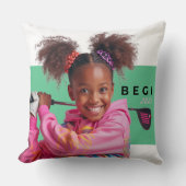 Schattig kleurrijk Sierkussen (Voorkant)