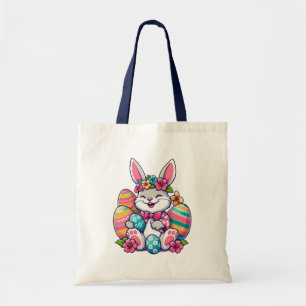 Schattig, & kleurrijke Hawaiaanse/tropische paash Tote Bag