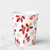 Schattig & Kleurrijke Herfst bladeren Patroon Papieren Bekers (Rechts)