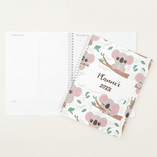 Schattig Koala Beer Australian Animal Planner (Display)