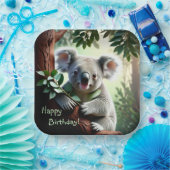 Schattig Koala Beer Papieren Bordje (Feest)