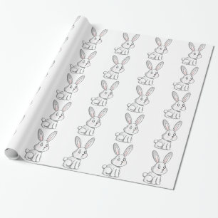 Schattig Konijn Cadeaupapier