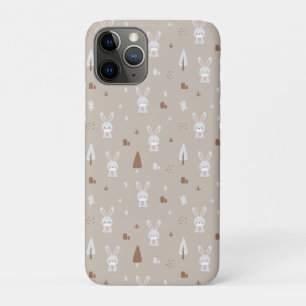 Schattig konijn Kinder Patroon iPhone 11 Pro Hoesje