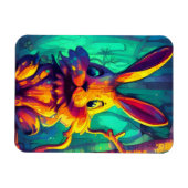 Schattig konijn magneet (Horizontaal)