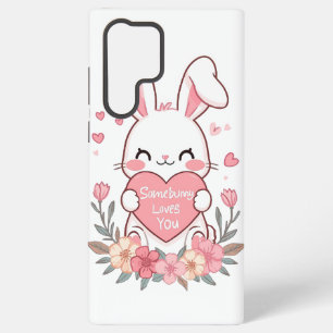 Schattig Konijn met een Hart van Liefde Samsung Galaxy Hoesje