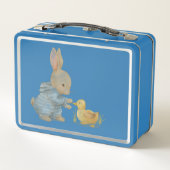 Schattig konijn met eend (Achterkant)