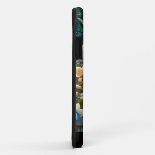 Schattig konijn met Waterverf bloesems Case-Mate iPhone Case (Achterkant/rechts)