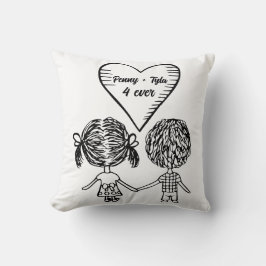 schattig koppelkussen kussen