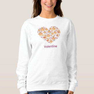 Schattig Kuiken Hart Valentijnsdag Trui
