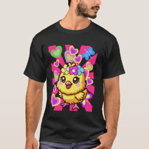 Schattig Kuiken Lente Zomer Tijd Kind Baby Kip 8 T-shirt