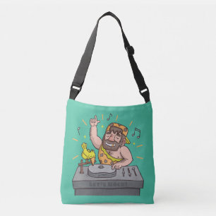 Schattig Laten we Rocken, Steentijdperk, Holbewone Crossbody Tas