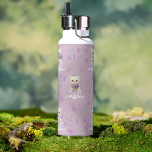 Schattig Lavendel Prinses Beer  Waterfles