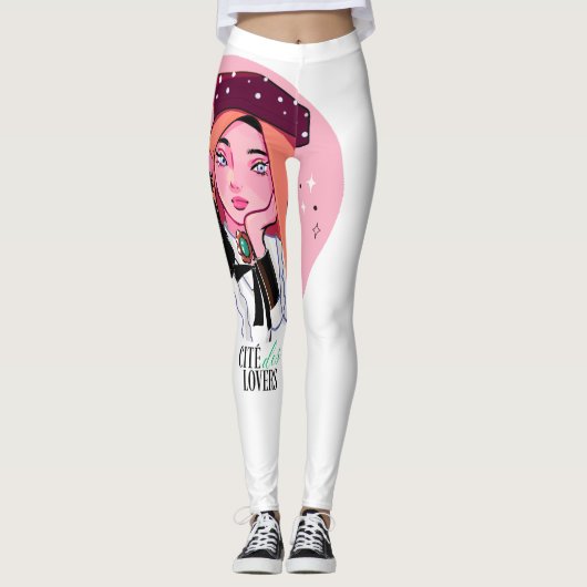 schattig leggings (Voorkant)