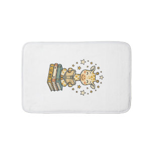 Schattig Lezend Giraffe Boekliefhebber Vintage T-s Badmat