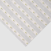 Schattig lichtgrijs Groene rozen Decoupaging Tissuepapier (Detail)