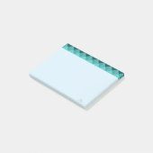Schattig lichtgroene mint post-it® notes (Schuin)