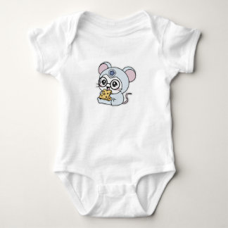 Schattig lief klein muisje houdt van kaas romper