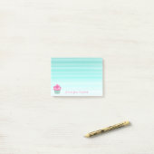 Schattig Lief Meisjesachtig , Taartje Post-it® Notes (Op bureau)