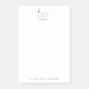 Schattig Lief Stijlvol Meisjesachtig, Zwaan, Tiara Post-it® Notes