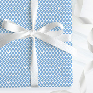 Schattig liefdeshart rooster mesh mooie blauwe ver cadeaupapier