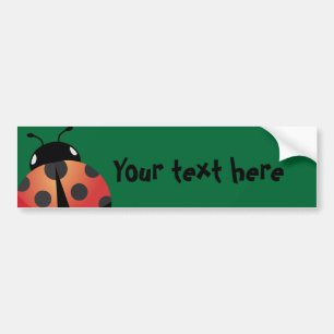 Schattig Lieveheersbeestje Bumpersticker