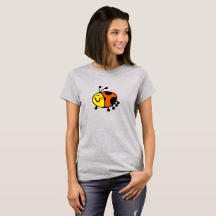Schattig Lieveheersbeestje Cartoon voor Kinderen e T-shirt