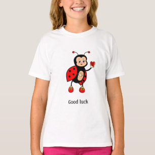 Schattig lieveheersbeestje en hart t-shirt