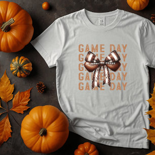 Schattig lint Game Day-voetbal T-shirt