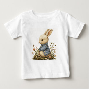 Schattig Little Elora Rabbit Toddler T-shirt