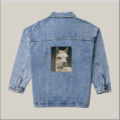 Schattig Llama Denim Jacket