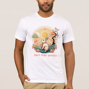 Schattig, Maans Nieuwjaar, Jaar van de Konijn T-shirt