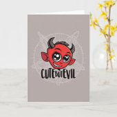 Schattig Maar Ongewoon Kaart (Gele Bloem)