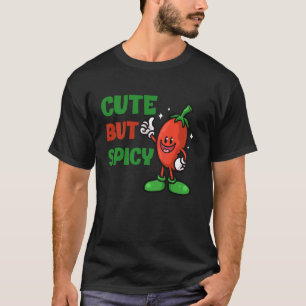 Schattig Maar Pittig Chilipeper Karakter Humor Leu T-shirt