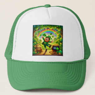 Schattig, magisch Leprechaun St. Patrick's Day Trucker Pet