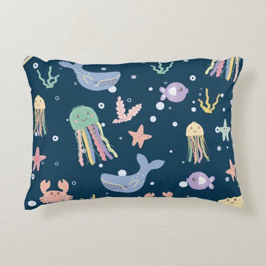 Schattig marien leven naadloos patroon accent kussen (Voorkant)