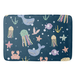 Schattig marien leven naadloos patroon badmat