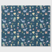 Schattig marien leven naadloos patroon cadeaupapier (Vlak)