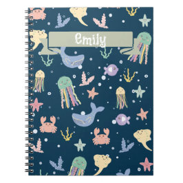 Schattig marien leven naadloos patroon notitieboek