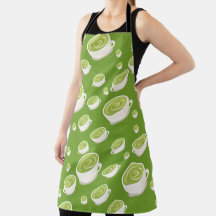 Schattig Matcha Latte Patroon verliefd