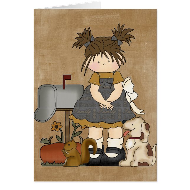 Schattig meisje (Voorkant)