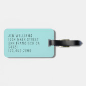 Schattig meisje hart papier vliegtuig avontuur wac bagagelabel (Achterkant horizontaal)