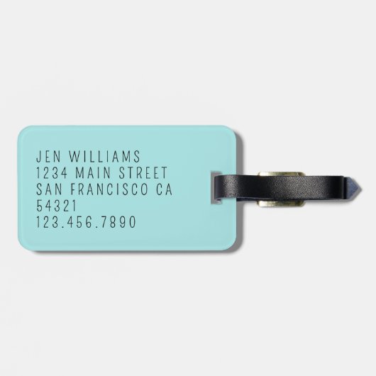 Schattig meisje hart papier vliegtuig avontuur wac bagagelabel (Achterkant horizontaal)