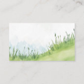 Schattig meisje teddy Bear QR Code Registry Kaart (Achterkant)